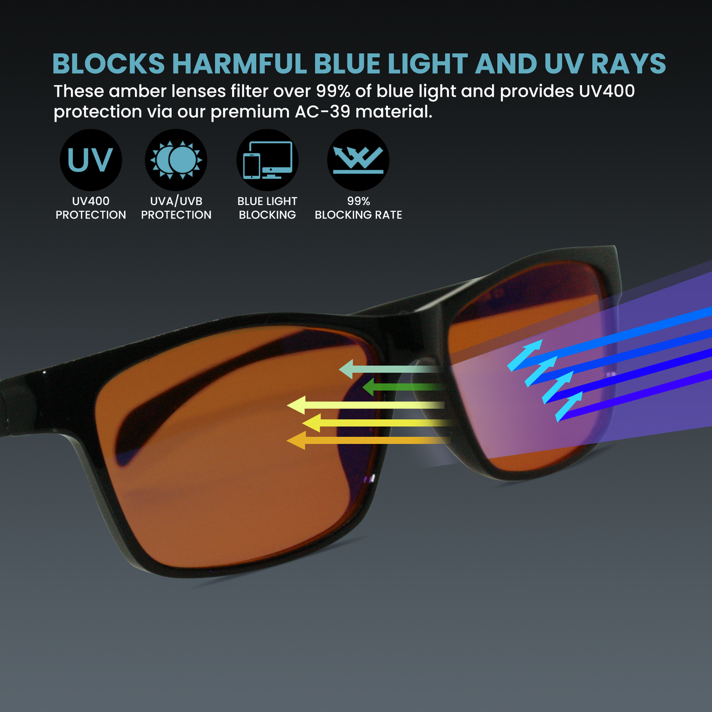 NEXGEN BLUE LIGHT GLASSES (BLACK)