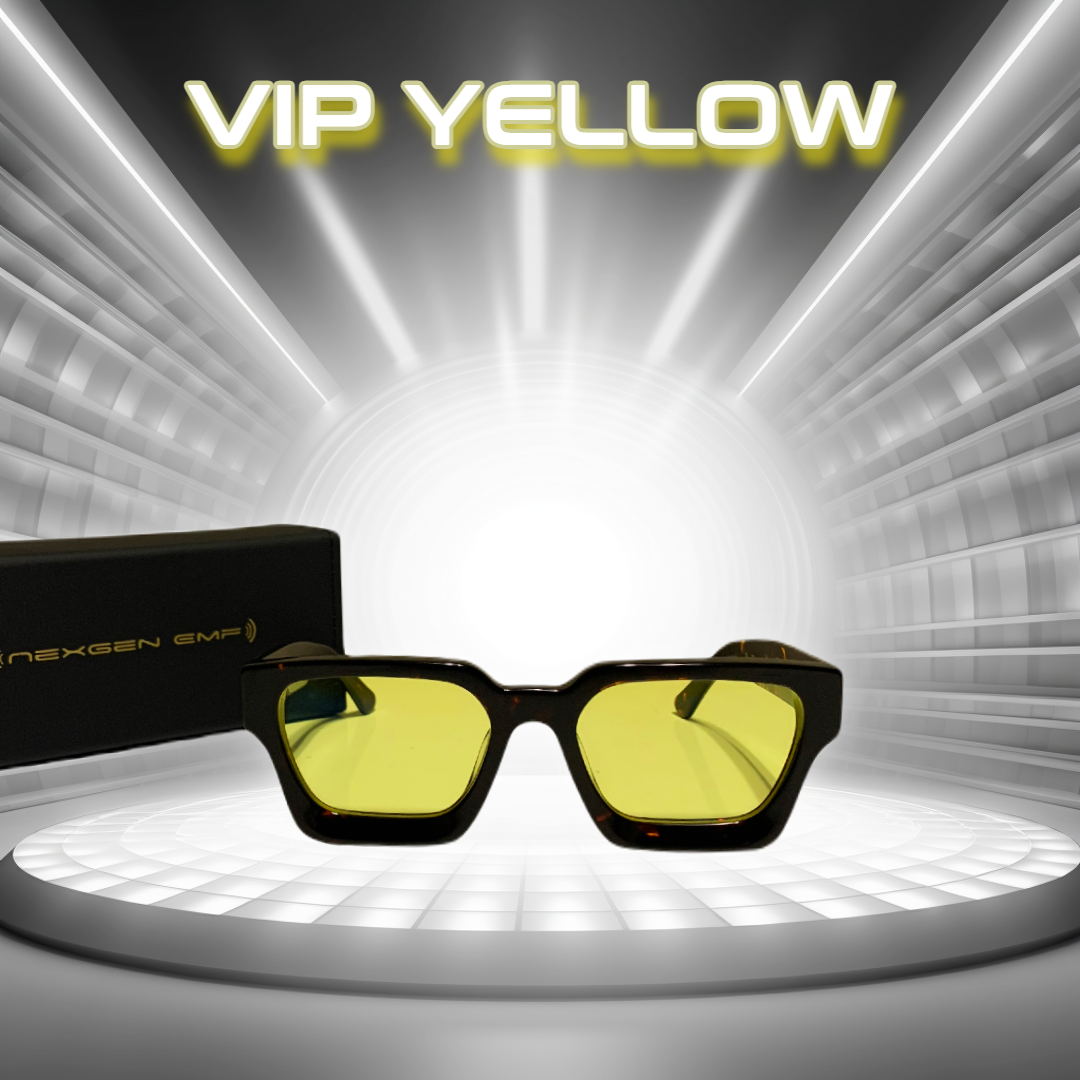 NEXGEN DESIGNER VIP BLUE LIGHT GLASSES - YELLOW